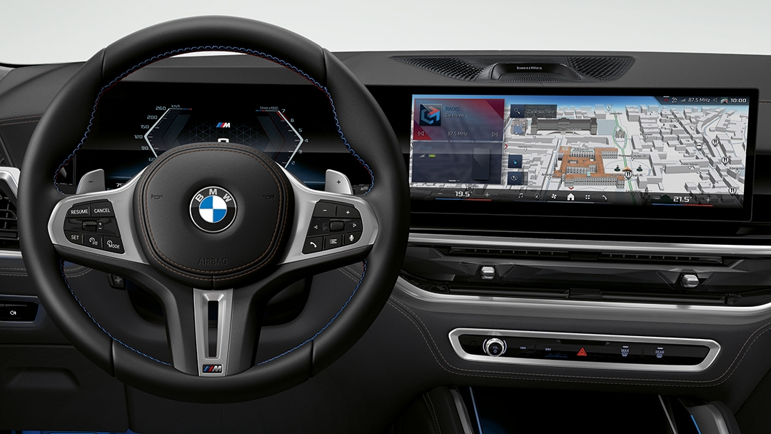 Кожаное рулевое колесо M